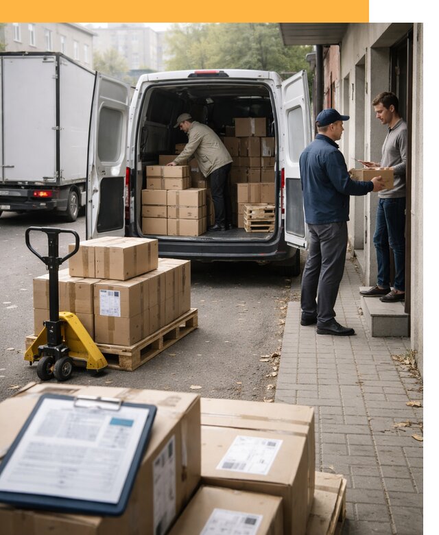 Доставка грузов от двери до двери с таможней от 45675 руб.