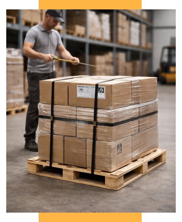Упаковка и паллетирование грузов от 3553 р. | СетСервис-Втс