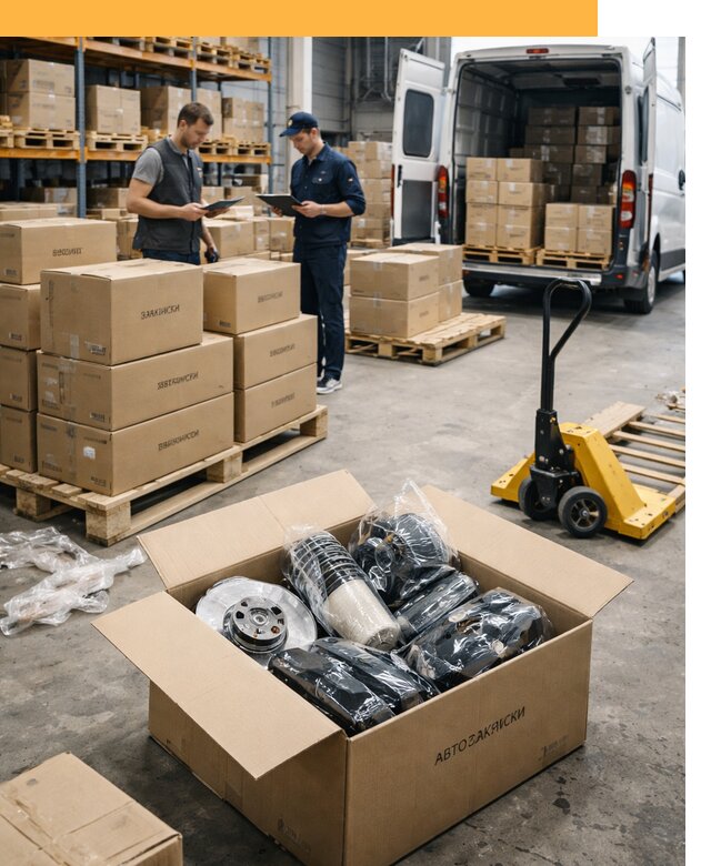Доставка автозапчастей из Европы от 12688 руб быстро и надёжно