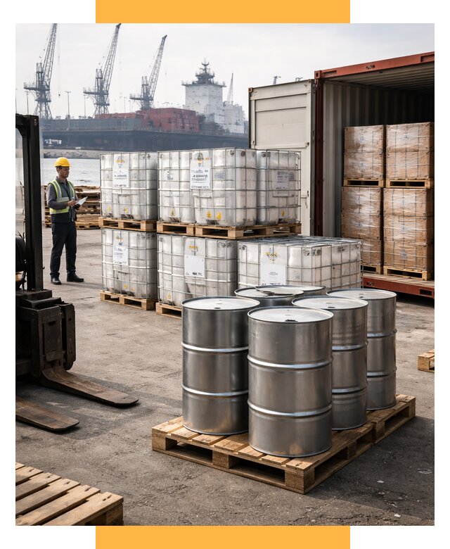 Доставка химического сырья из Индии от 253750 р. | СетСервис-Втс