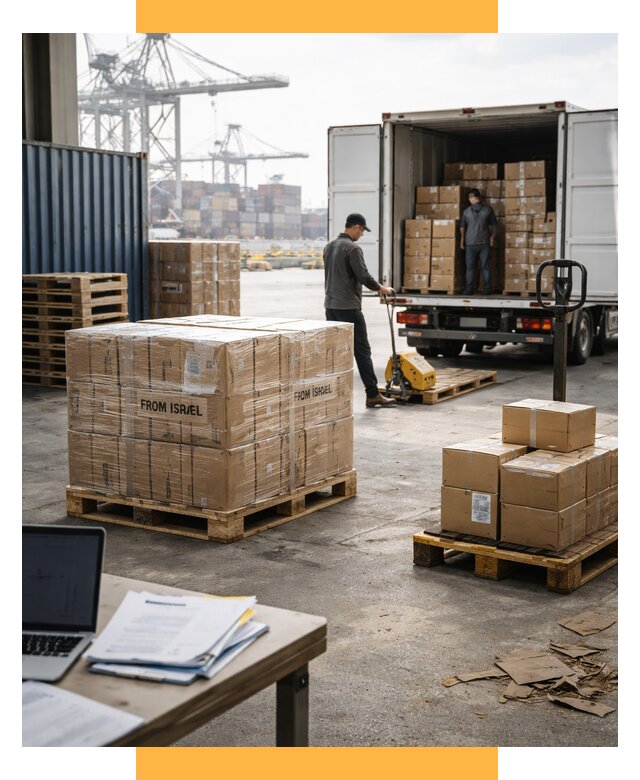 Доставка грузов из Израиля от 15225 р., логистика от СетСервис-Втс