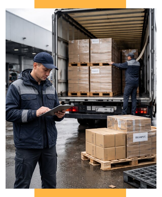 Доставка грузов из Беларуси от 15225 р. логистика СетСервис-Втс