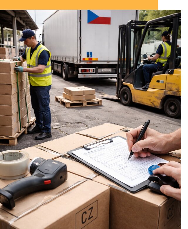 Доставка грузов в Чехию от 35525 руб, международные перевозки