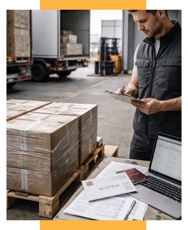 Доставка в Австрию от 65975 р. Логистика и экспорт СетСервис-Втс