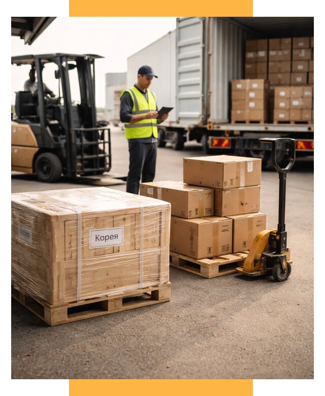 Доставка грузов в Корею из России от 35525 р. | СетСервис-Втс