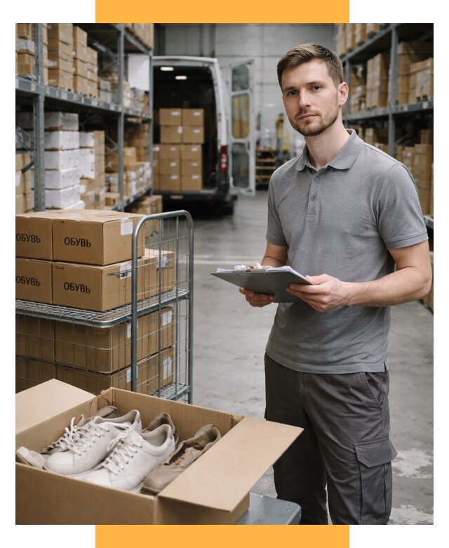 Доставка обуви из Китая и Турции от 4568 р. СетСервис-Втс