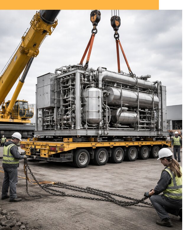 Перевозка тяжеловесных грузов по миру от 152250 руб