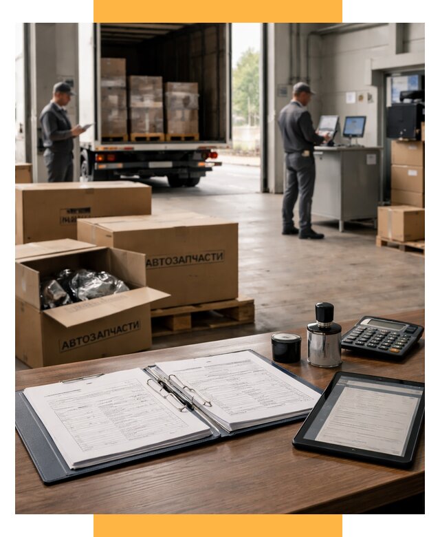 Таможенное оформление автозапчастей под ключ от 8628 р., СетСервис-Втс