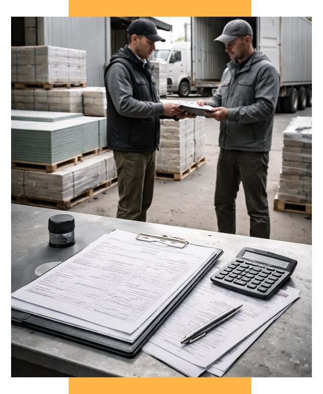 Таможенное оформление стройматериалов от 8628 р. | СетСервис-Втс