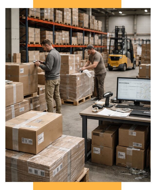 Склад консолидации в Европе от 6598 р., услуги СетСервис-Втс